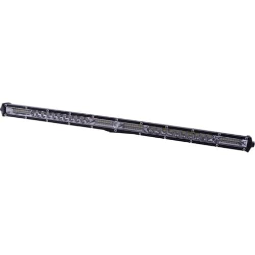 156W 20-inch Slim LED Bar Single Row Spot Flood Combo Work Light for Offroad SUV Truck Boat Bus Driving ATV 4WD 4X4