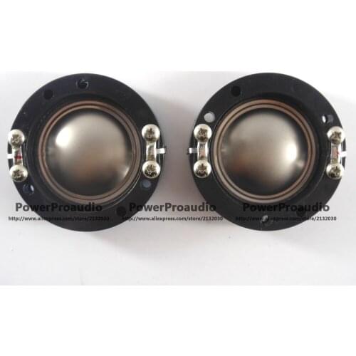 2PCS Diaphragm for Small Driver Titanium Dome Voice Coil 34.4mm 8 ohm Flat Wire