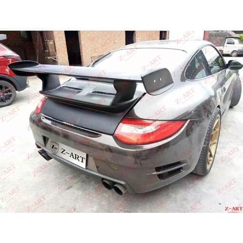 2005-2011 Z-ART 911 GT3 RS carbon fiber rear wing for Porsche 911 carbon fiber engine hood for 997 carbon fiber deck lid wing