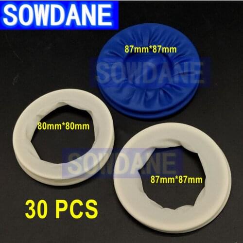 30 Pcs Dental Rubber Dam Cheek Retractor for Natural Rubber Mouth Opener Barrier Sterile Teeth Whitening Disposable