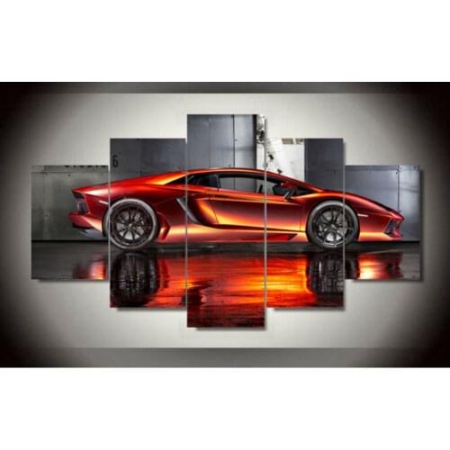 5 Panel Canvas Painting modern home decorative Printed Painting on canvasl Wall art Framed Art HG-1033