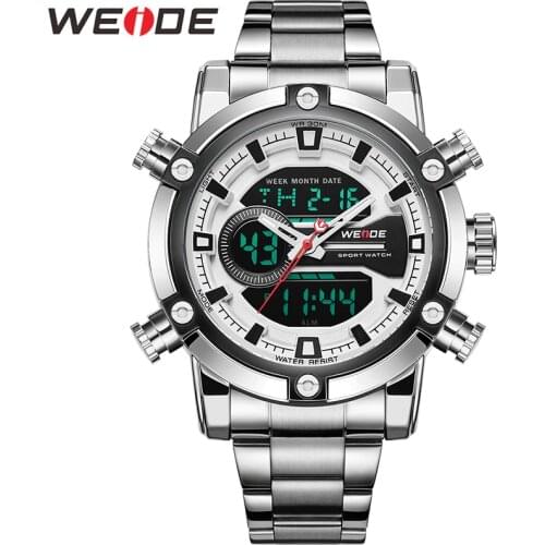 WEIDE Watch Men Sports Watches for Men LCD Digital Calendar Military Clock Relogio Masculino
