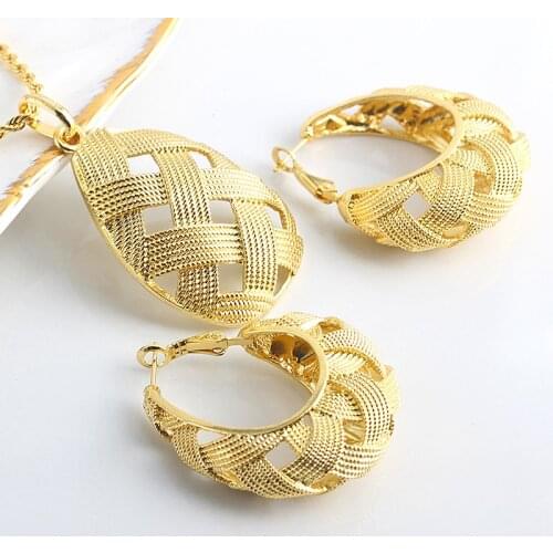 Fashion Jewelry Fashion Classic Jewelry For Women Earrings Pendent Romantic Sets For Wedding Party Anniversary Gift Trendy Sets