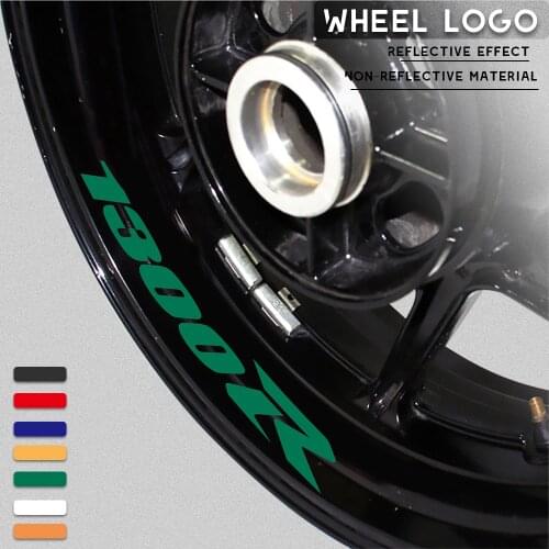 Motorcycle wheel tire stickers reflective strip decals personalized decorative stickers for SUZUKI 1300R