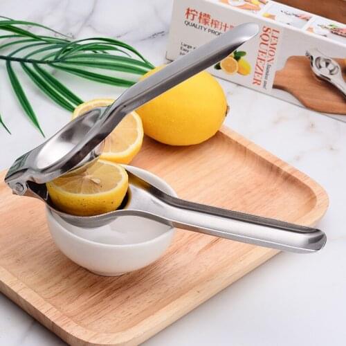 Stainless Steel Citrus Fruits Squeezer Hand Pressure Juicer Kichen Tool Lemon Juicer Orange Lime Queezer Juice Fruit Pressing