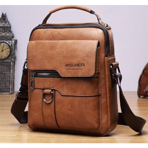 New Retro Leather Backpack Female Student Backpack PU one-shoulder Messenger Bag Coin Purse