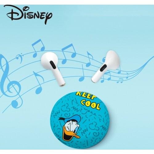 Genuine Disney TWS Bluetooth 5.0 Wireless Headphones Mickey In-Ear Sports Running Fitness Music Earbuds for Android Ios Earbuds