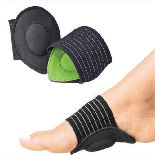 1Pair Plantar Fasciitis Arch Heel Aid Feet Cushion Sleeve Pad Arch Support Orthopedic Insoles Heel Pain Relief Shock Orthotic