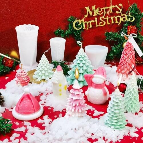 Christmas DIY Silicone mold Candle mold Chocolate mold Silicone molds Cake mold Resin mold forma de silicone molde de silicone