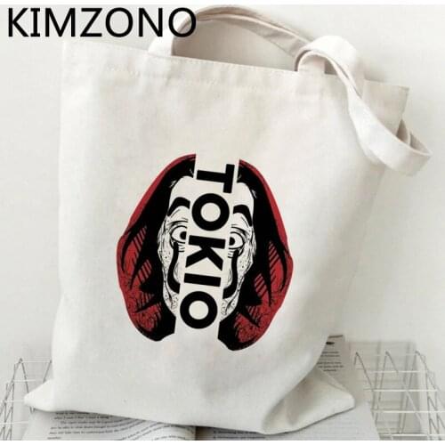 La Casa De Papel shopping bag bolsa bolsas de tela recycle bag shopping grocery bag reciclaje fabric ecobag sac cabas sac tissu