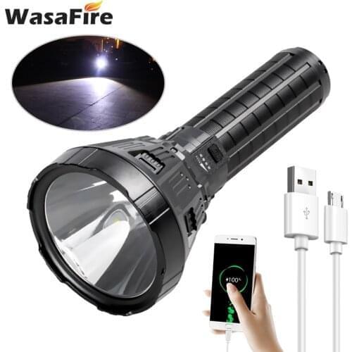 XHP50 Super Powerful LED Flashlight Tactical Torch 5 Modes USB Rechargeable Waterproof Lamp Portable Fishing Lantern