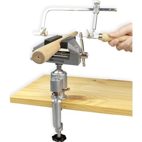 Vises Bench 360° Swivel Vise 3" Work Bench Clamp Tabletop Vise Rotating Jaw Head