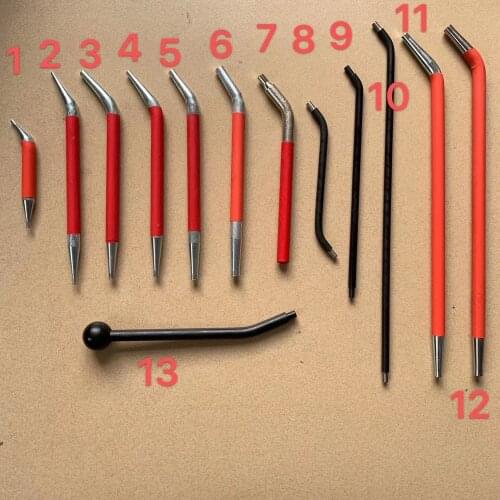 Heidelberg Roland Komori Mitsubishi KBA Jingdezhen printing machine parts PS version clamp wrench spanner pigtail wrench crowbar