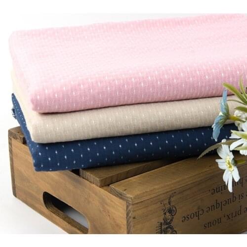 Jacquard Dot Cotton Fabric Sewing Material For Little Girls Dress 45*150cm/Piece W300020