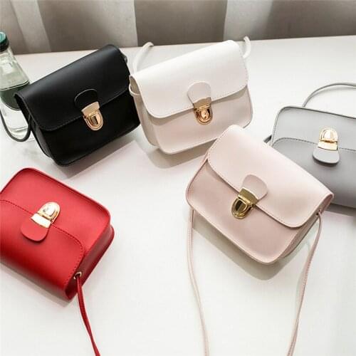 Women Messenger Bags Woman Bag 2021 Famous Brands Women Fashion Solid Color Cover Lock Shoulder Crossbody Phone beach Bag sac
