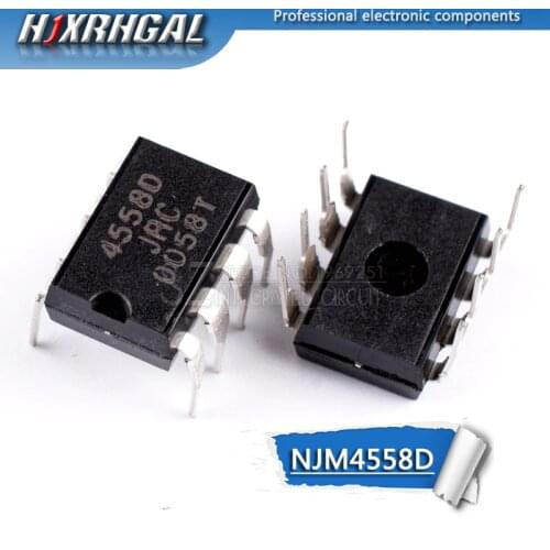 1PCS NJM4558D DIP8 NJM4558 DIP JRC4558D JRC4558 new and original IC HJXRHGAL