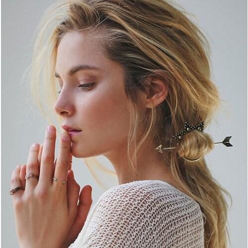 100set/lot DIY Multi Alloy Horsetail Crown Arrows Hairpin Pierced P-Pin & Comb Hair Clasp Hair Styling Tools Accessories HA1438