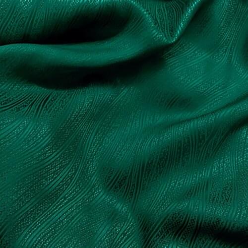 100% Silk Jacquard Willow Pattern 140cm width Pure Silk Natural Textile Exclusive Chinese Silk Fabric Best For Woman Dress Shirt