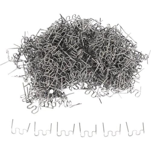 1000Pcs Staples for Hot Stapler Plastic Repair Wave Staples Bumper Bodywork Repairs 0.8mm S Wave Staples Retail