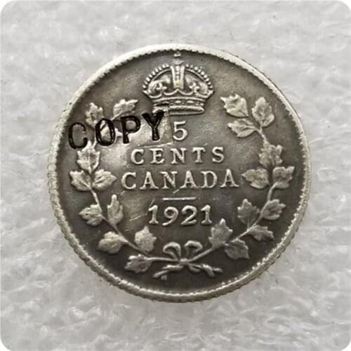 1921 Canada 5 Cents COPY
