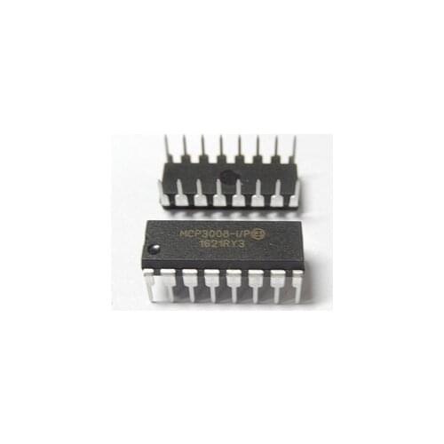 1PCS MCP3008 DIP16 MCP3008-I/P DIP-16 DIP
