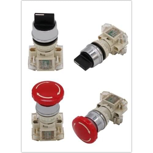 22mm Push Button Switch 2SSR/4 T2SSR/2 Rotary T2BKR-11ZS T2BKR-11ZS Mushroom Head Emergency Stop