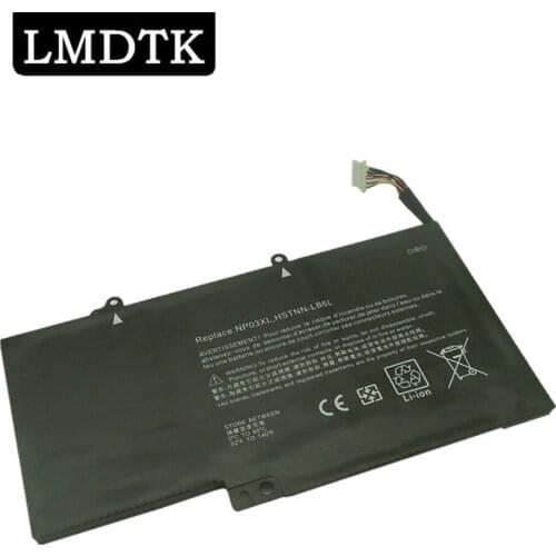 LMDTK New laptop battery for HP Pavilion X360 11-K050Tu TPN-Q146 TPN-Q147 TPN-Q148 NP03XL HSTNN-LB6L 760944-541 Envy 15-U011dx