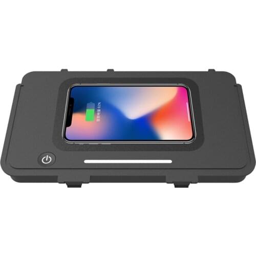 QI Wireless Car Charger For Volkswagen Teramont/ T-ROC/Passat(19) Intelligent Infrared Fast Wireless Charging Phone Holder