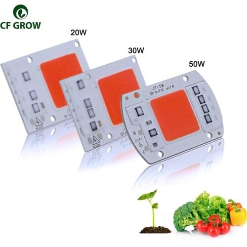 CFGROW DIY Plant Growth Lamp LED Chip CREE COB CXB3590 3500K 3000K 5000K & Full Spectrum 20W 30W 50W For Indoor Plants