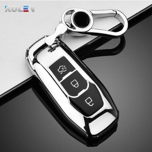 Soft TPU Car Remote Key Case Cover Holder Shell For Ford Focus 3 4 ST Mondeo 5 MK5 Mustang F-150 Explorer Edge Fiesta Kuga MK3 4