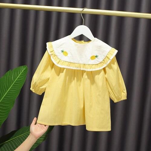 Spring Fall Baby Girl Dress Kids Dresses For Girls Clothes Children Toddler Princess Dress Cute Long Sleeve Girls Dress Vestidos