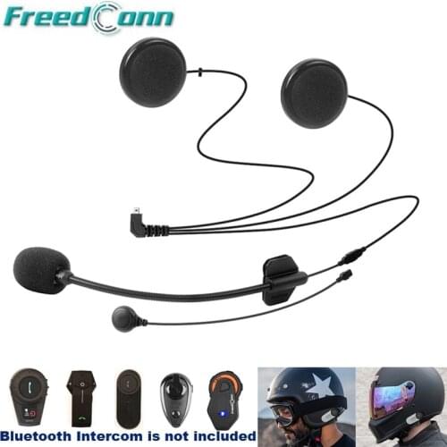 Earpiece Microphone For T-COMVB,TCOM-SC,COLO-RC,FDC-VB Bluetooth Intercom Motorcycle Helmet Headset