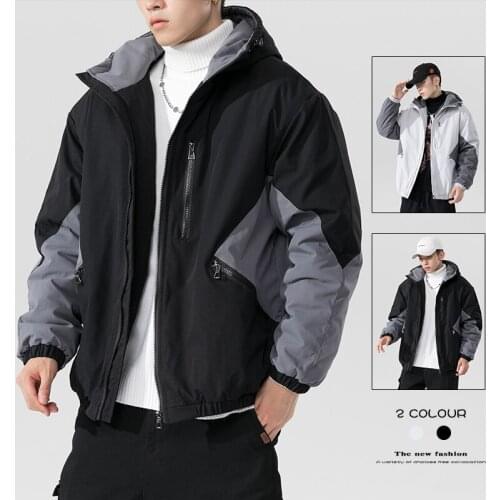 2020 Winter Coat Mens Warm Parkas Streetwear Cotton Coats Slim Male Jackets Windproof Jackets and Coats Man Winter Outwear 5XL
