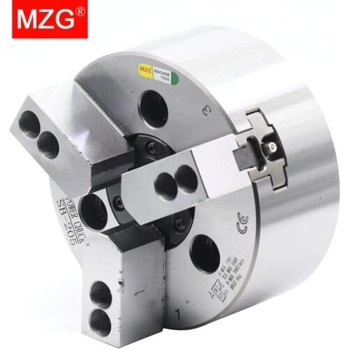 MZG SB-210 10 inch 3 Jaw Hollow Power Chuck for CNC Lathe Boring Cutting Tool Holder Hole Machining