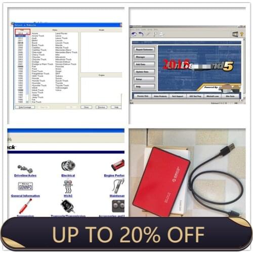 All-data 24 software auto repair 2020 New Version mit//chell OD5 vivid workshop car data atsg Hot HDD Hard driver Disks supply