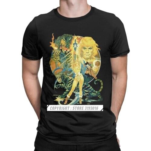 Secret Of The Sword He-Man Of The Universe T Shirts Mens T Shirts Skeletor 80s She-Ra Beast Tee Big Size