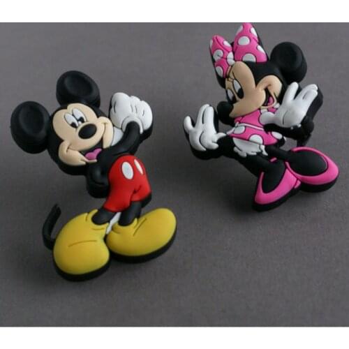 1pcs Cute Cartoon Mouse Drawer Knobs for Children Bedroom Cabinet Drawer Dresser Knobs Prevent Kids Furniture pull handle