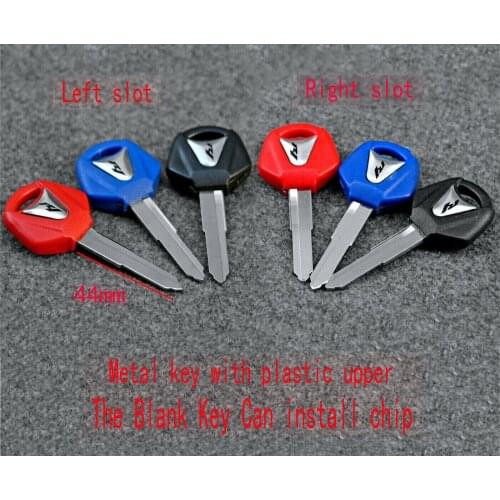 Blank Key Uncut Fit For Yamaha YZF R1 R6 R15 FZ1 FZ6 XJR1300 XJ6 MT 07 MT09 Tmax Nmax X-MAX 300