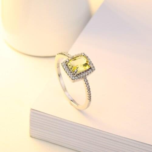 Sterling Silver S925 Diamond Rings for Women Silver Wedding Rings Filled Womens Couple Love Wedding Diamond Necklaces Women