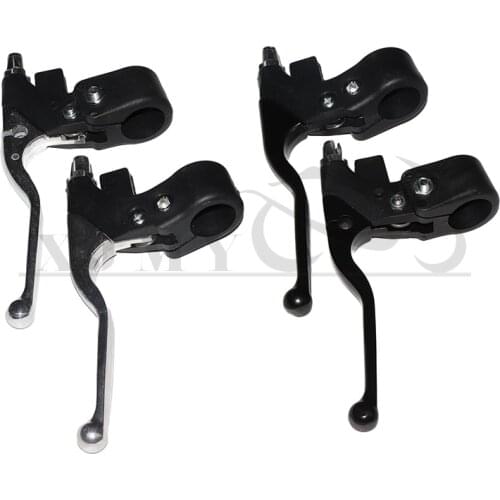 1 Pair of Bike Brake Levers Handbrakes V-Brake MTB Road Fixed Gear Bicycle 22mm Handlebar for Common/ Mountain/ City bikes