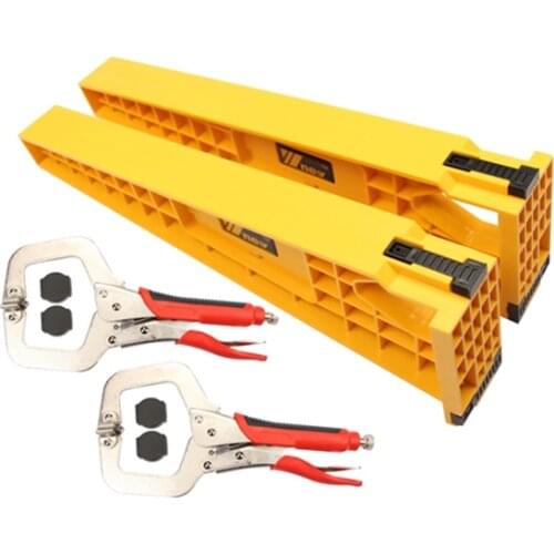 2pcs Woodworking Drawer Track Installation Jig Auxiliary Positioning Holder Drawer Slide Jig Mounting Cabinet Hardware Tool