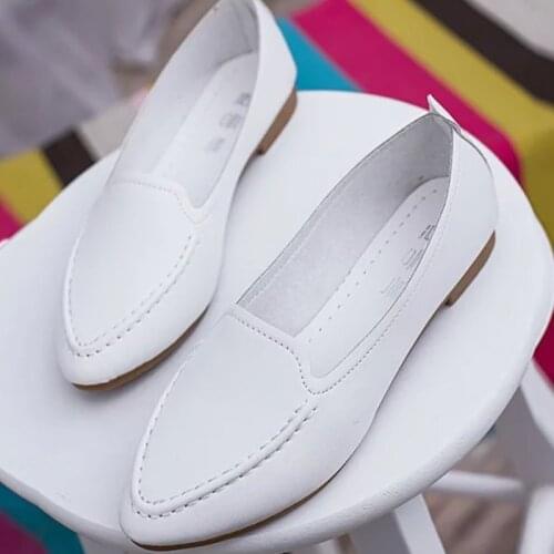 2021 New Arrival Soft Single Shoes Women Round toe Flats Fashion Womens Flats Ladies Brand Shoes Women Loafers