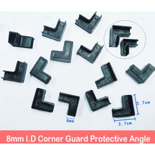 4PCS 5mm I.D Corner Guard Protective Angle Protect Horn Glass Prevent Collision Trilateral Aquarium Fish Tortoise Turtle Tank