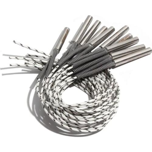 5PCS 7mm 165~185mm Cartridge Heater 110V/220V/380V Electric Heating Tube 470W/480W/500W/510W/530W Resistance Element