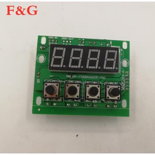 54x3 w 18x12 w 24x12 w 12x12 w LED PAR placa base de tensión 12-36 V par led rgbw 4in1 placa base de corriente constante 4/8 can