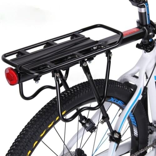 Bicycle Luggage Carrier Cargo Rear Rack Shelf Cycling Bag Stand Holder Trunk Fit 20-29'' Mtb &4.0'' Fat Bike bike rack stand
