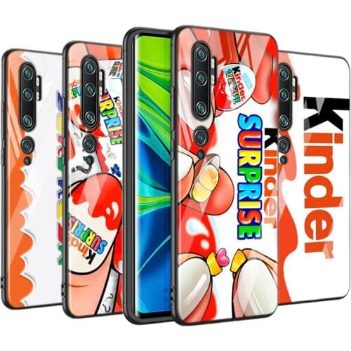 Tempered Glass Cover Trolly egg KINDER JOY Surprise For Xiaomi Mi 11 11i 10T CC9E 9T Note 10 Ultra Pro Lite 5G Phone Case