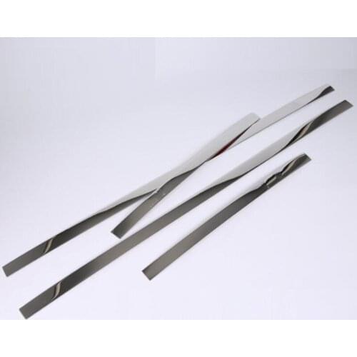 For Mini Cooper 2018 1 Set Car Styling Stainless Steel Exterior Car Side Door Body Trim Molding Accessories Side Cover Trim