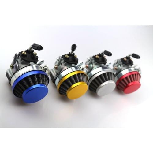 Free shipping 49cc 19mm Carb Carburetor Air Filter Assembly fit 2-stroke 47cc 49cc Mini Pocket Bike ATV