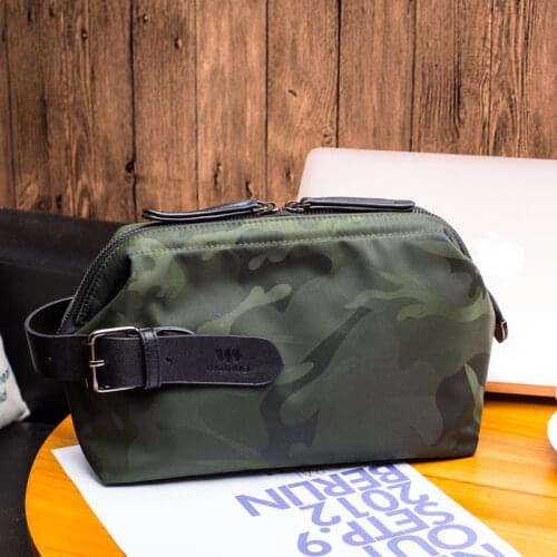 Oxford cloth clutch bag mens fashion camouflage canvas men bag multi-function mens hand bag large-capacity portable small bag